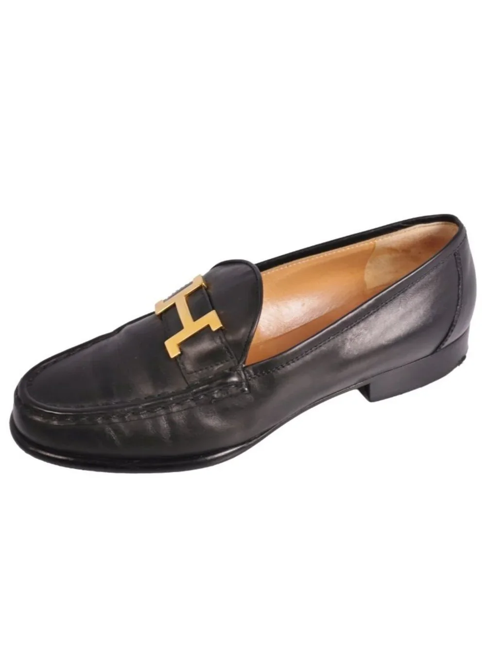 Hermes Loafers Moccasins Constance Logo Les - Picture 1 of 9